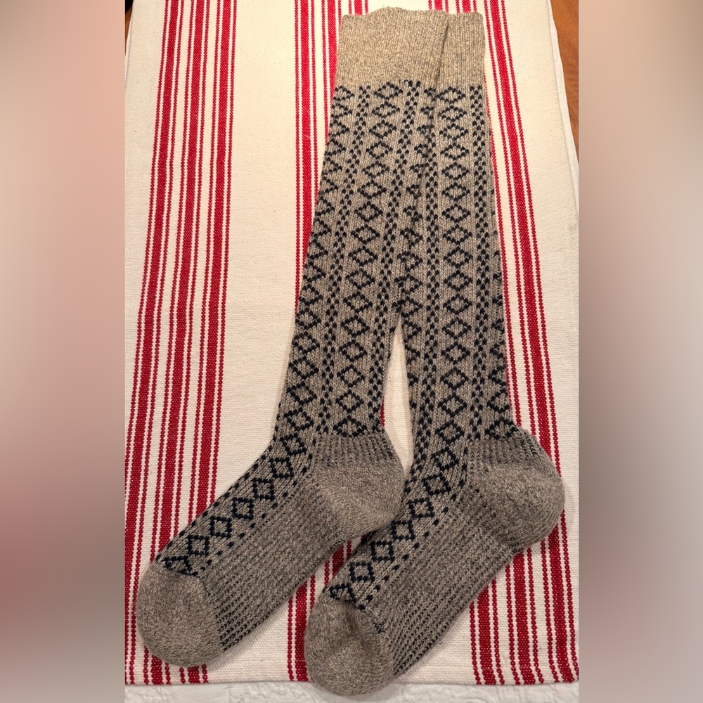 Men’s Vintage Norwegian Wool Ski Socks